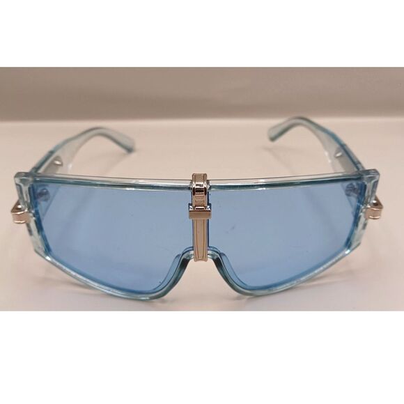4 Pairs of Fashion Colors Modern Style Futuristic Sunglasses - Picture 3 of 11